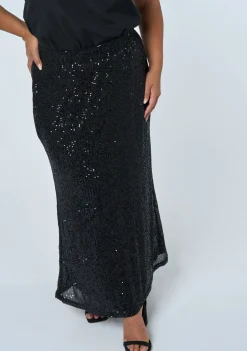 Ignition Sequin Midi Skirt