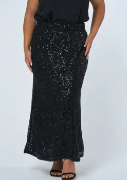 Ignition Sequin Midi Skirt