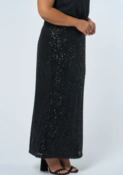 Ignition Sequin Midi Skirt