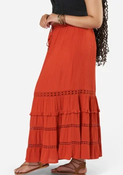Inhale Maxi Skirt