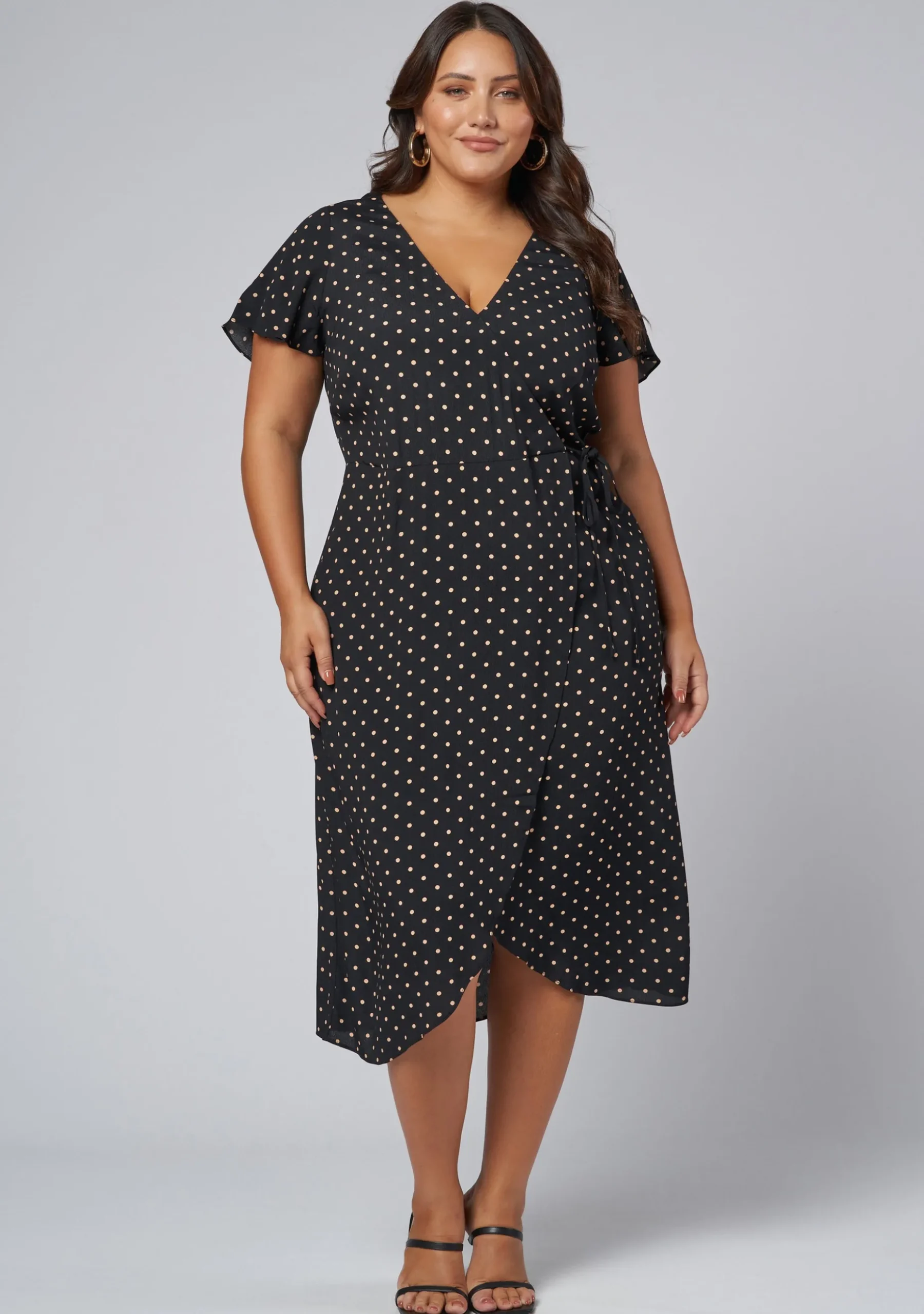 Irene Wrap Midi Dress