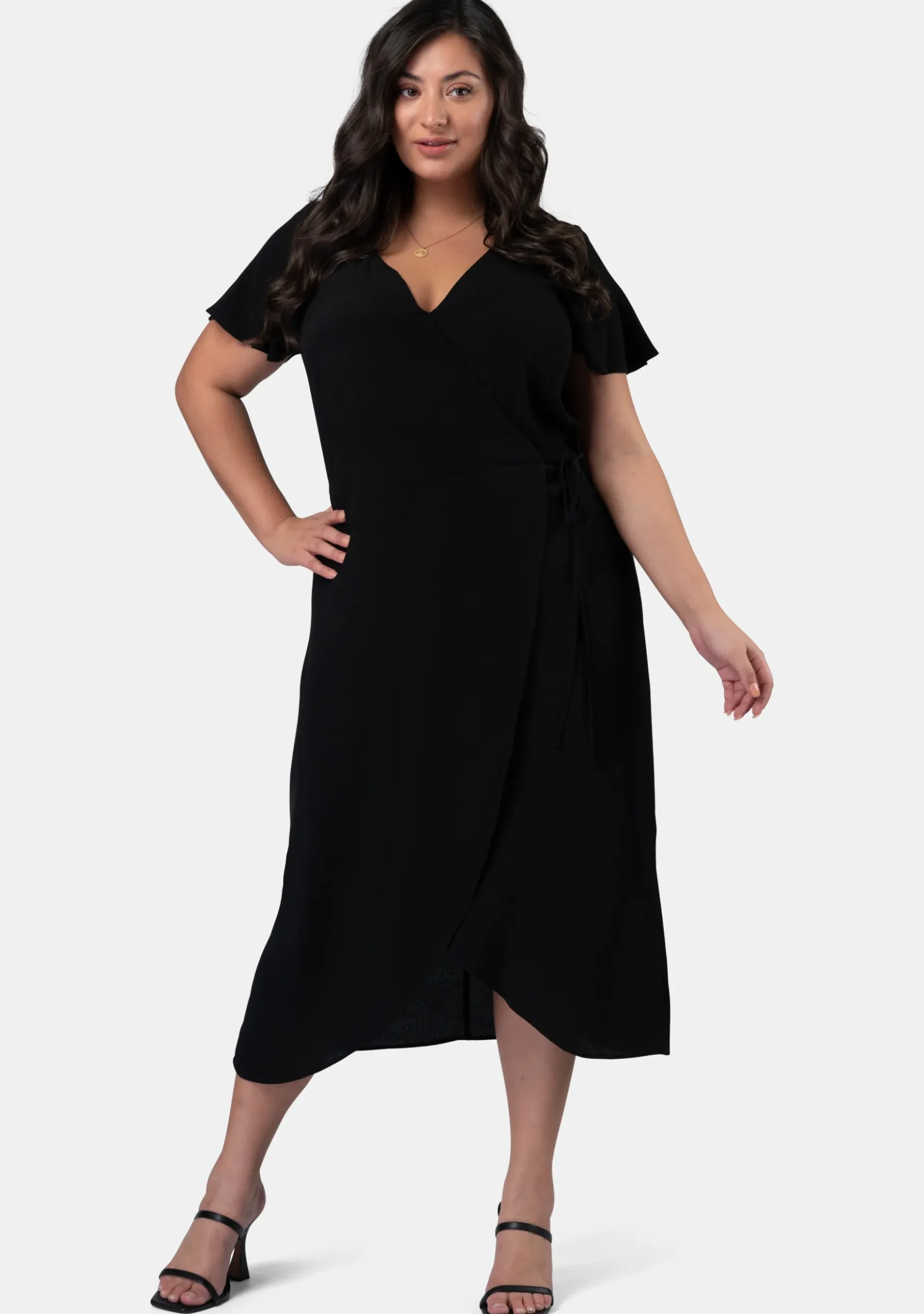 Irene Wrap Midi Dress
