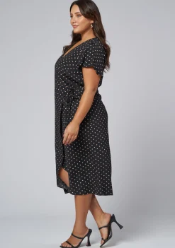 Irene Wrap Midi Dress