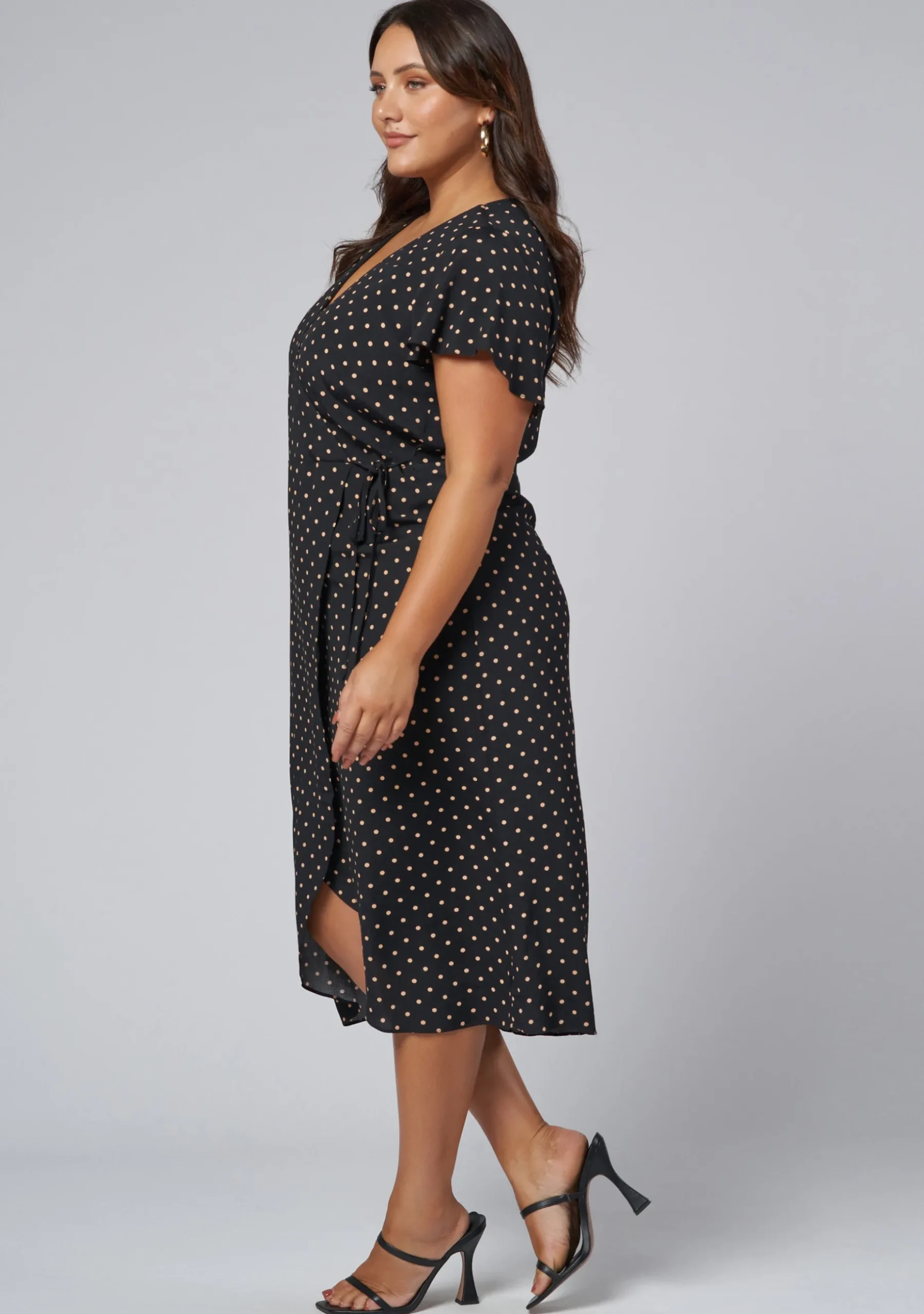 Irene Wrap Midi Dress