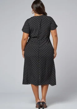 Irene Wrap Midi Dress