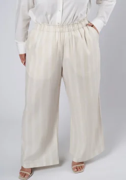 Issa Striped Linen Pants
