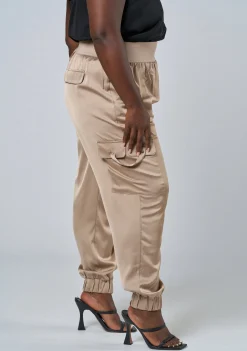 Jaded Satin Cargo Pant