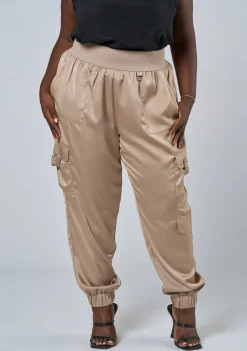 Jaded Satin Cargo Pant