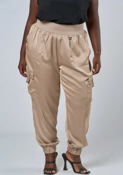 Jaded Satin Cargo Pant