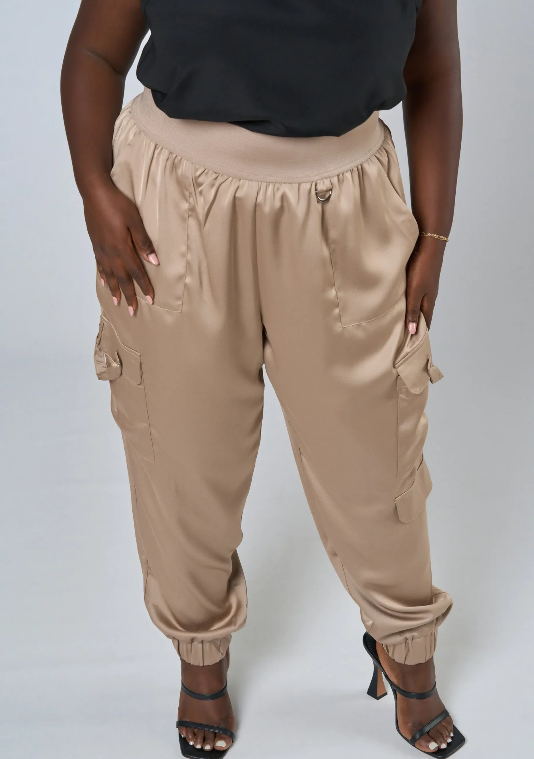 Jaded Satin Cargo Pant