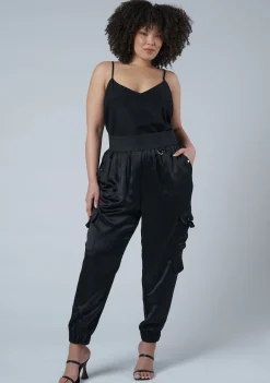 Jaded Satin Cargo Pants