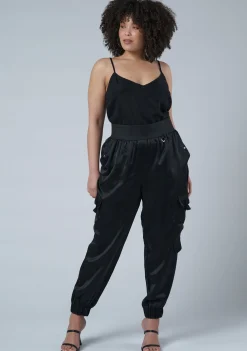 Jaded Satin Cargo Pants