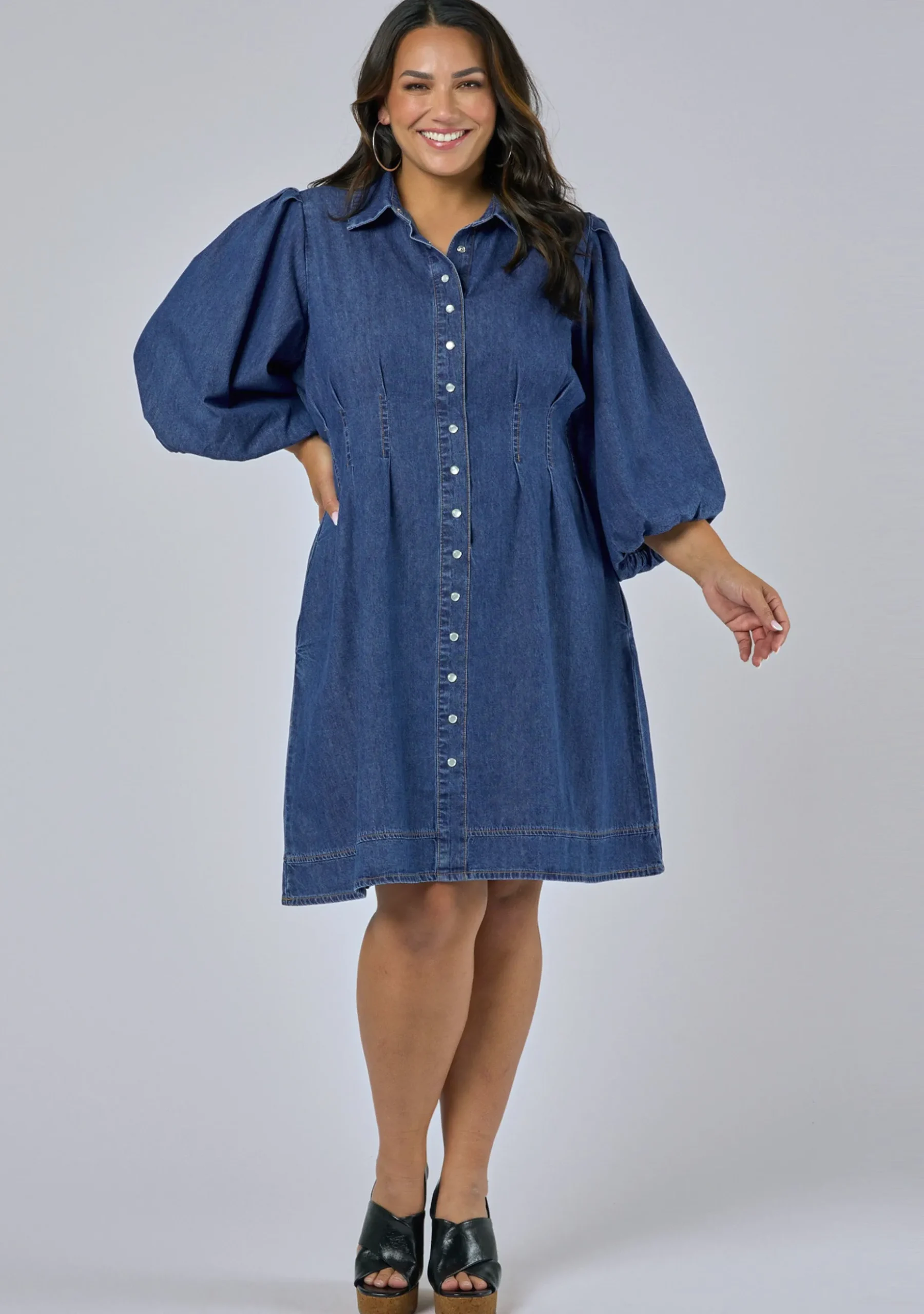 Julies Denim Shirt Dress