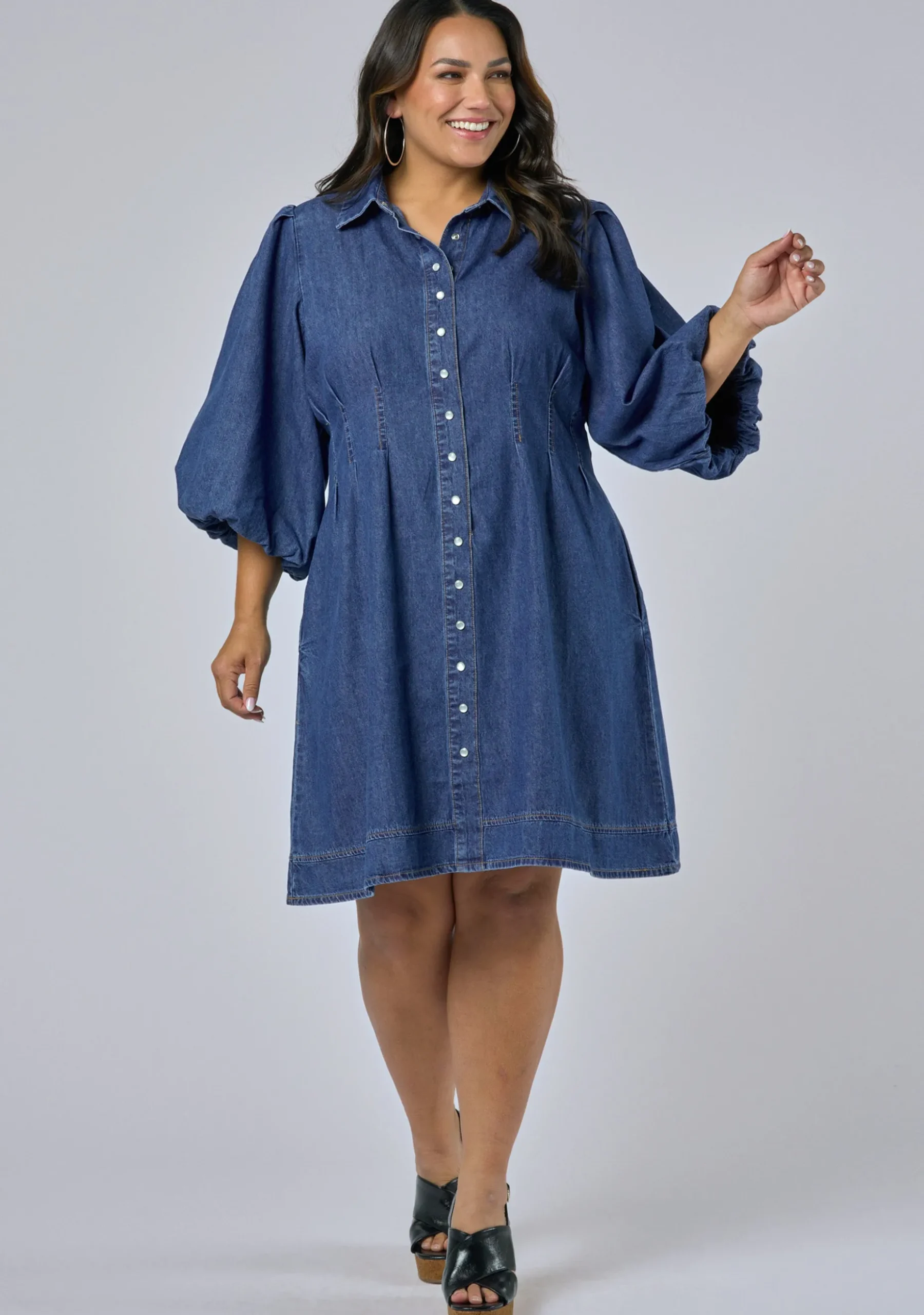 Julies Denim Shirt Dress