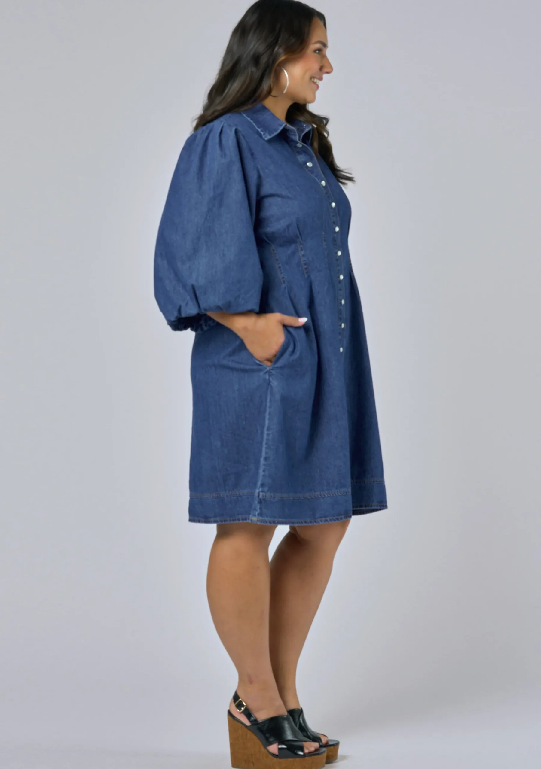 Julies Denim Shirt Dress