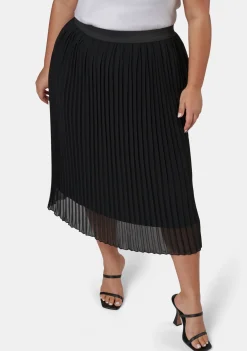 Kali Pleated Midi Skirt