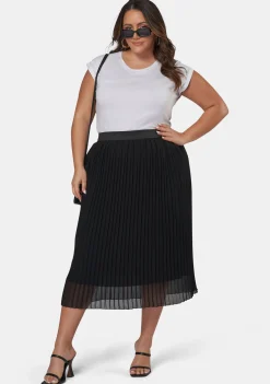 Kali Pleated Midi Skirt