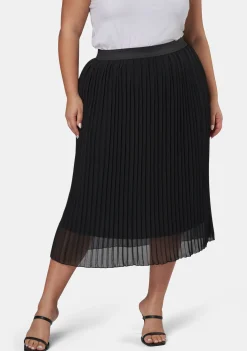 Kali Pleated Midi Skirt