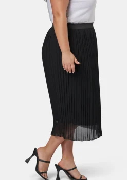 Kali Pleated Midi Skirt