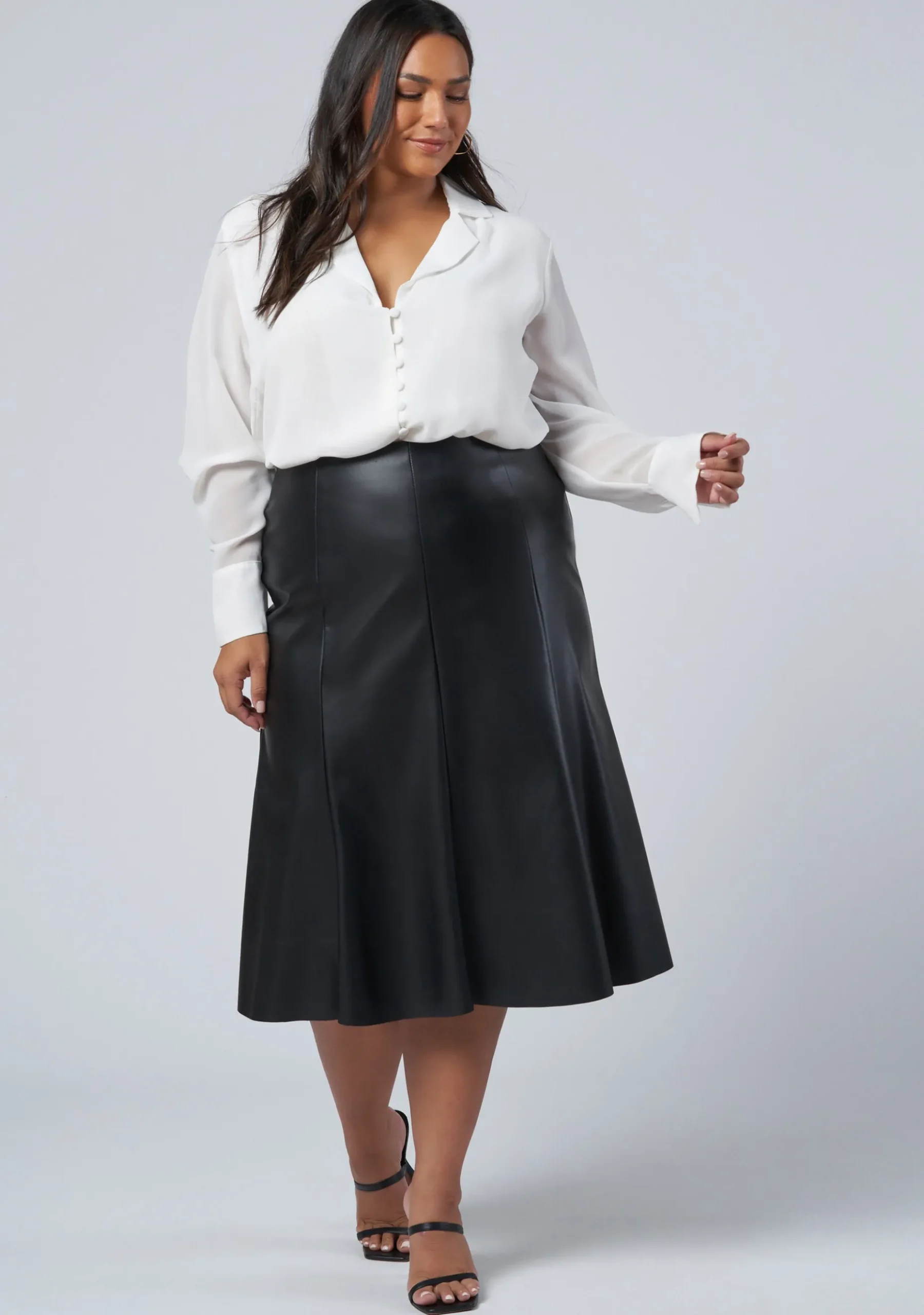 Keaton Pu Midi Skirt