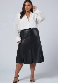 Keaton Pu Midi Skirt