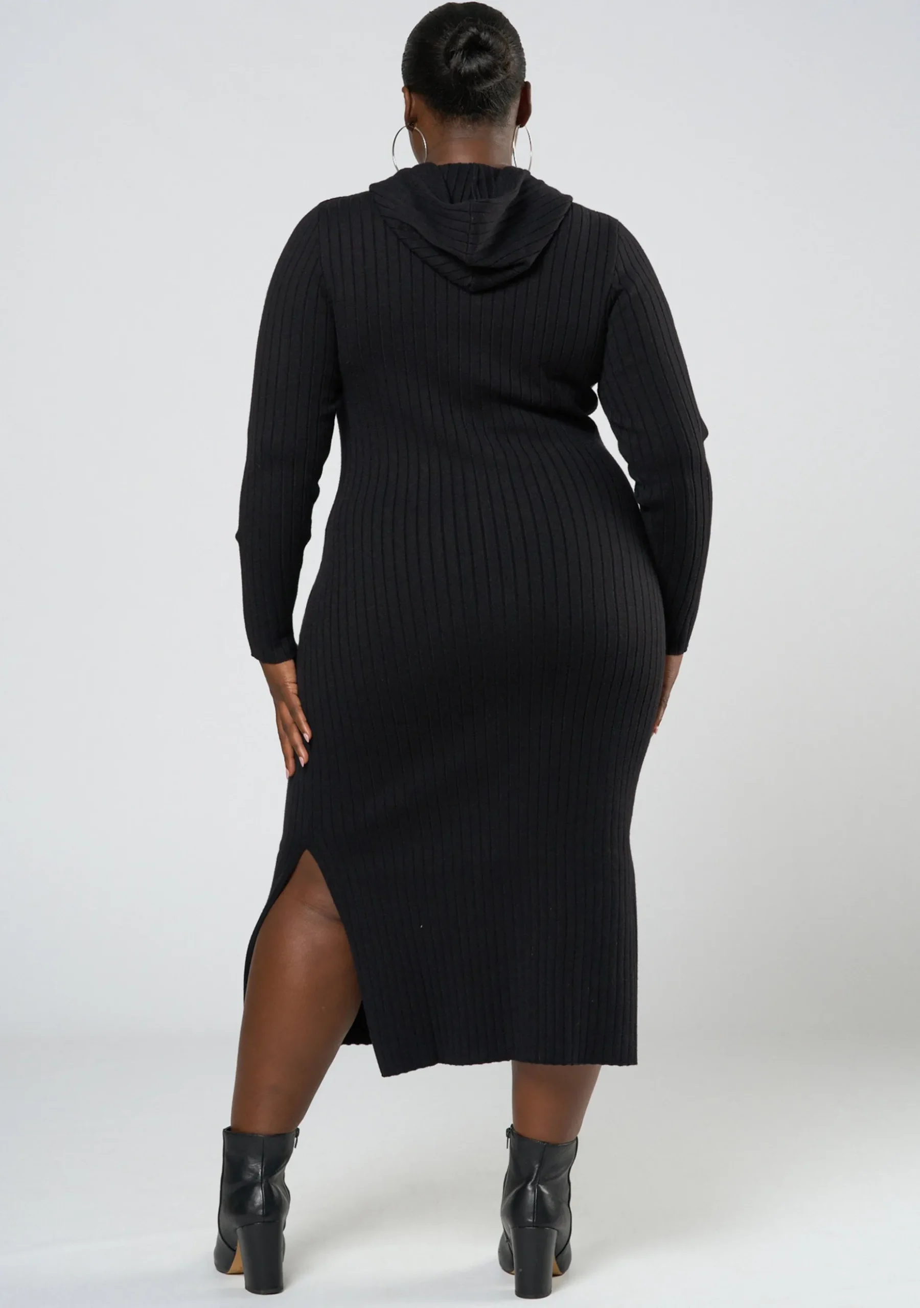 Kick It Hooded Knit Dress