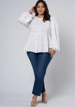 Lalita Tiered Cotton Top