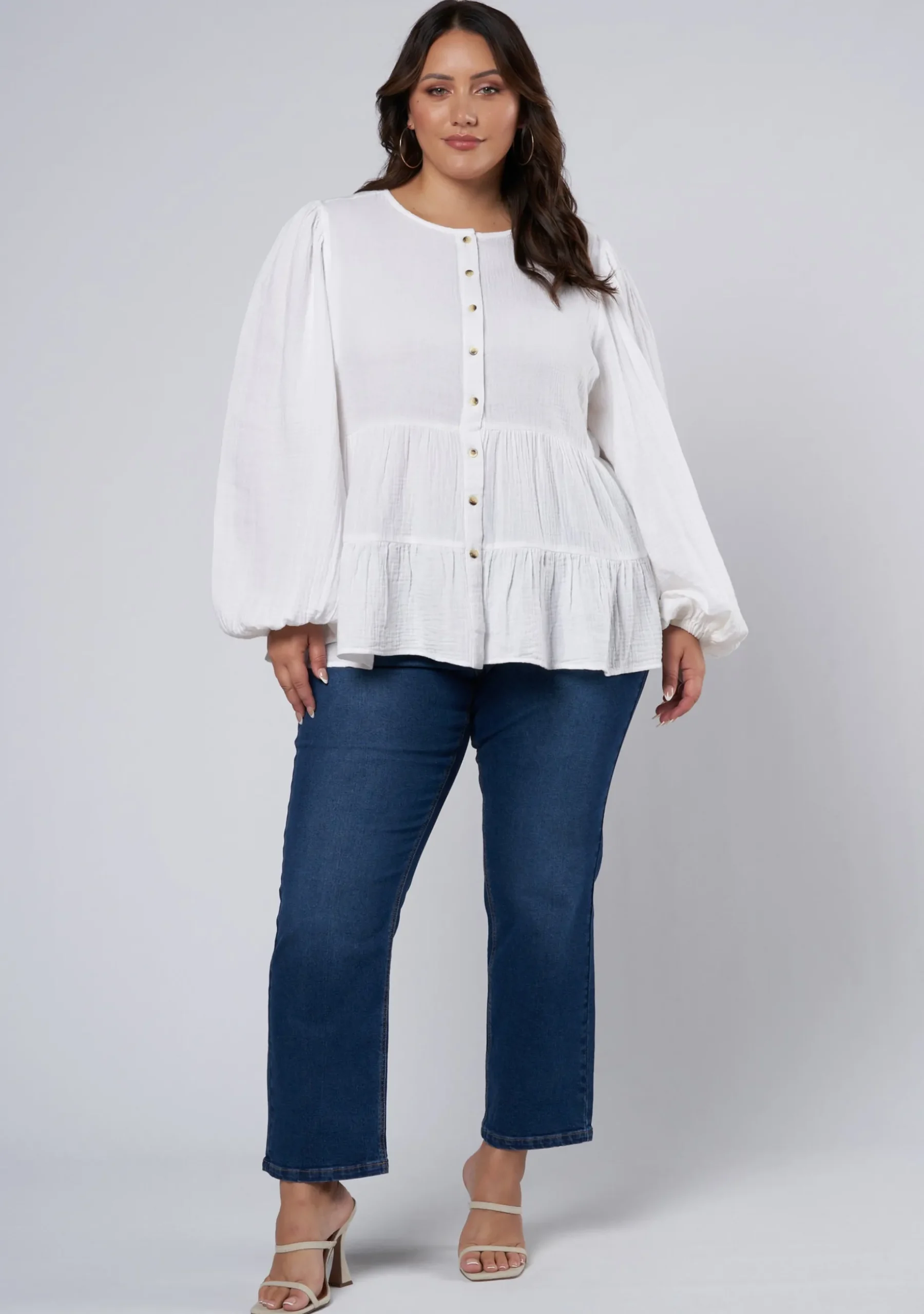 Lalita Tiered Cotton Top