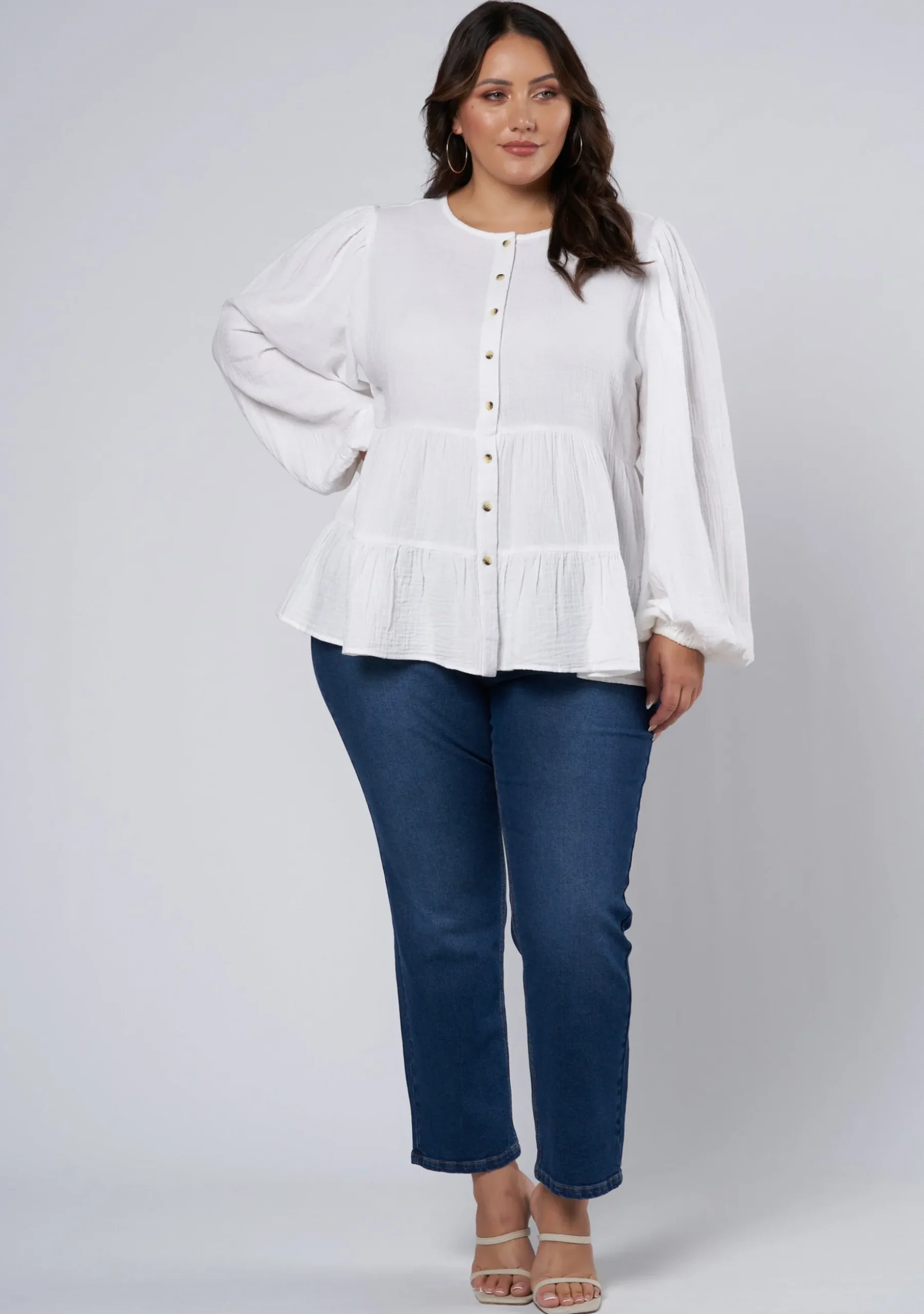 Lalita Tiered Cotton Top