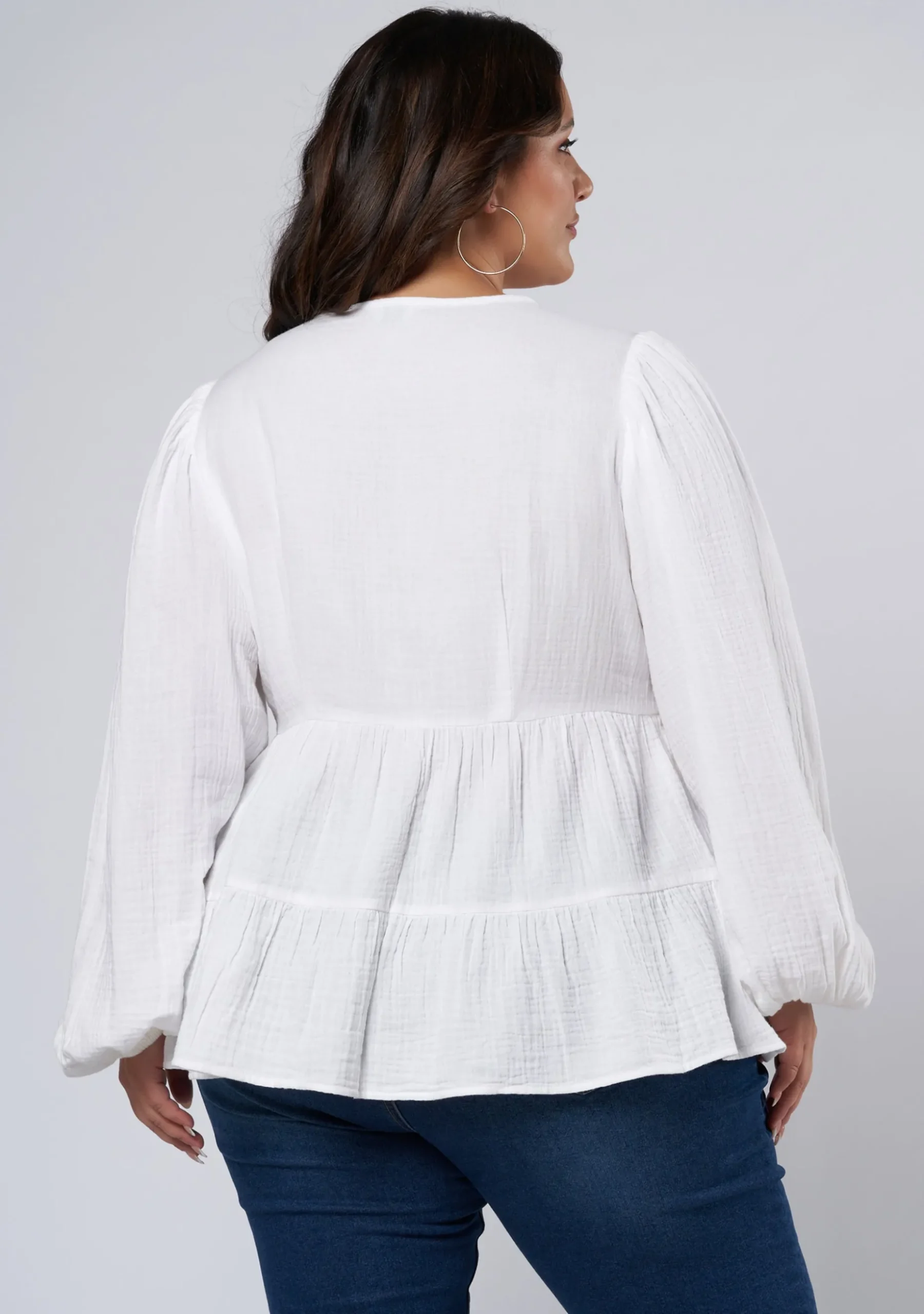 Lalita Tiered Cotton Top