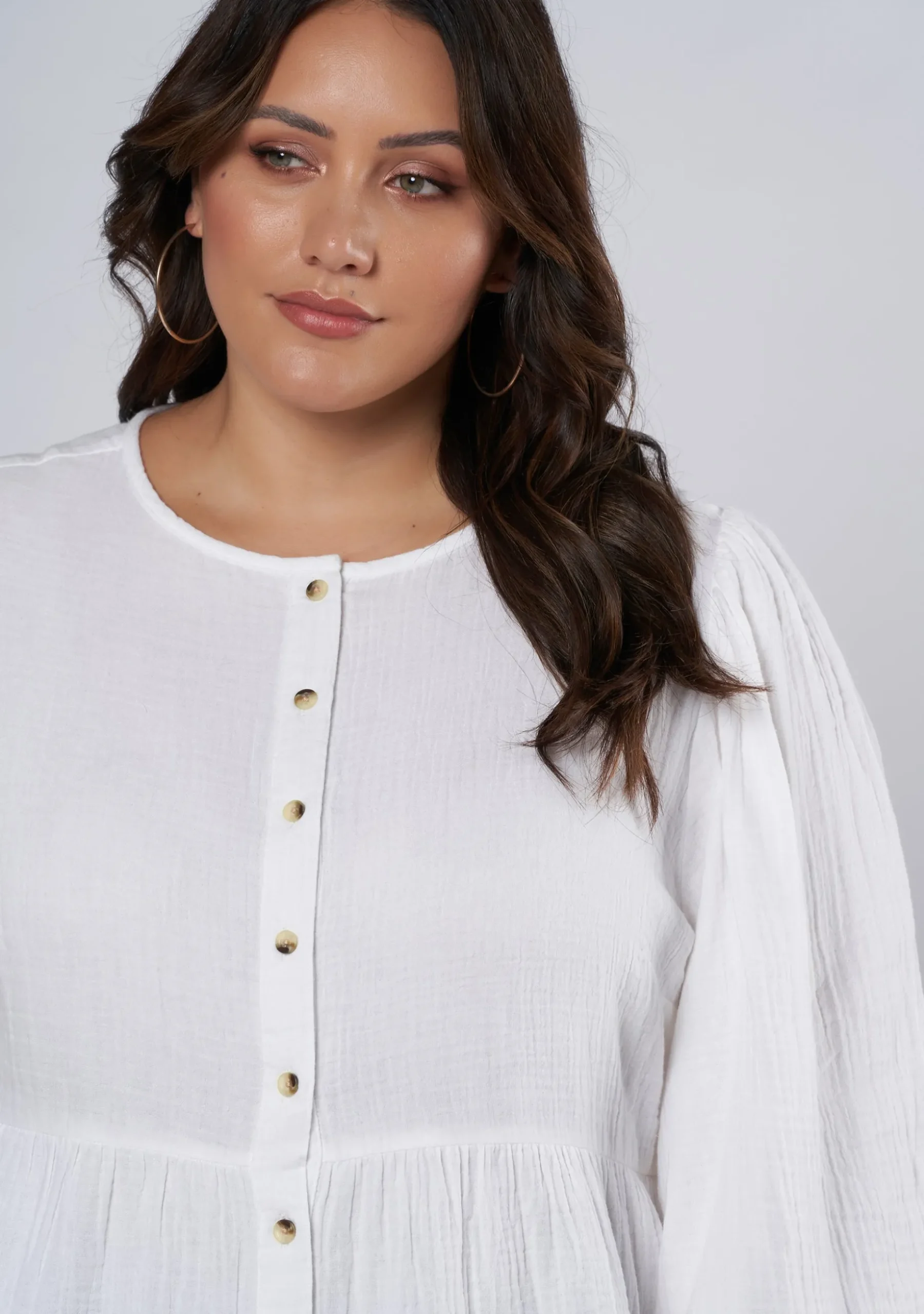 Lalita Tiered Cotton Top