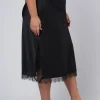 Last Nite Midi Slip Skirt