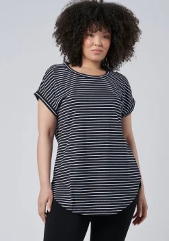 Lauren Longline Stripe Tee