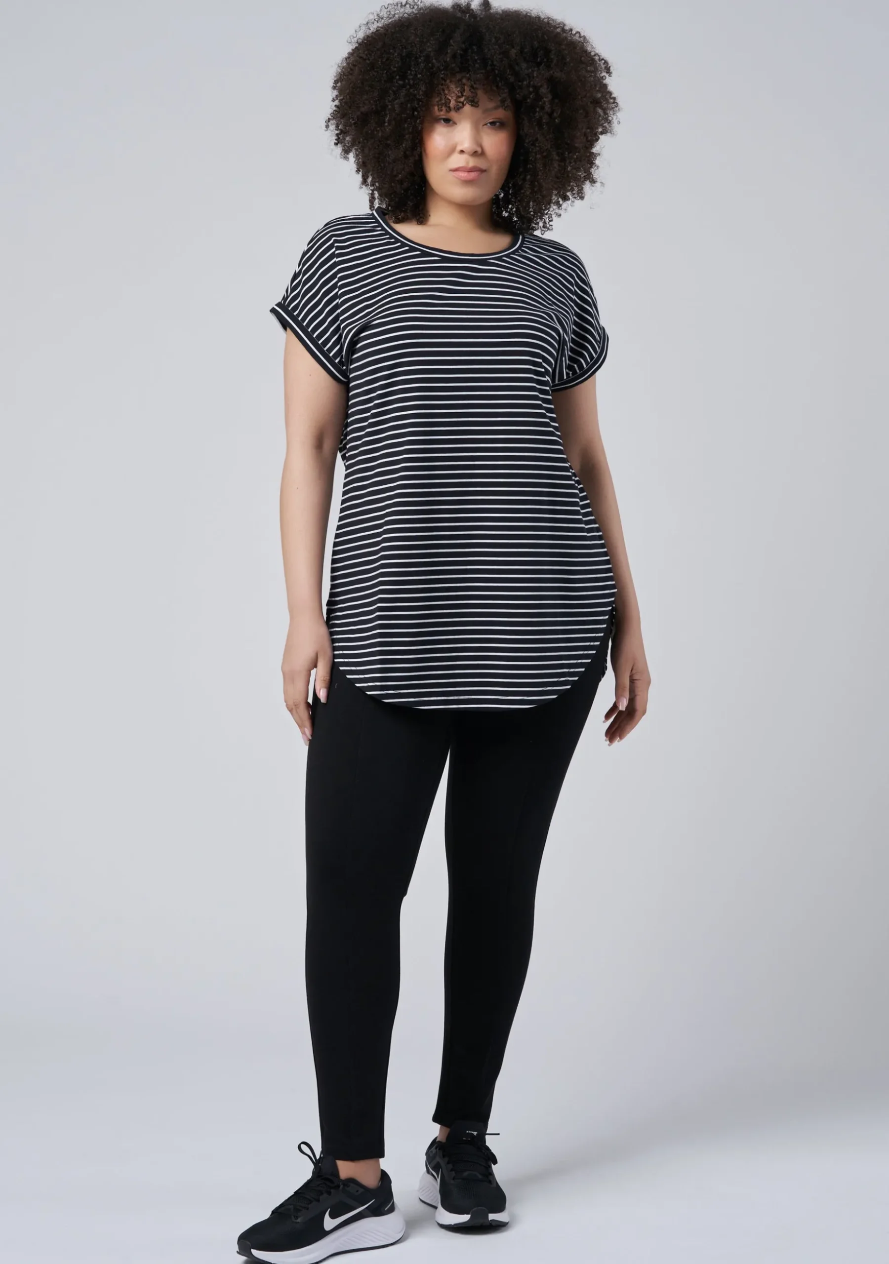 Lauren Longline Stripe Tee