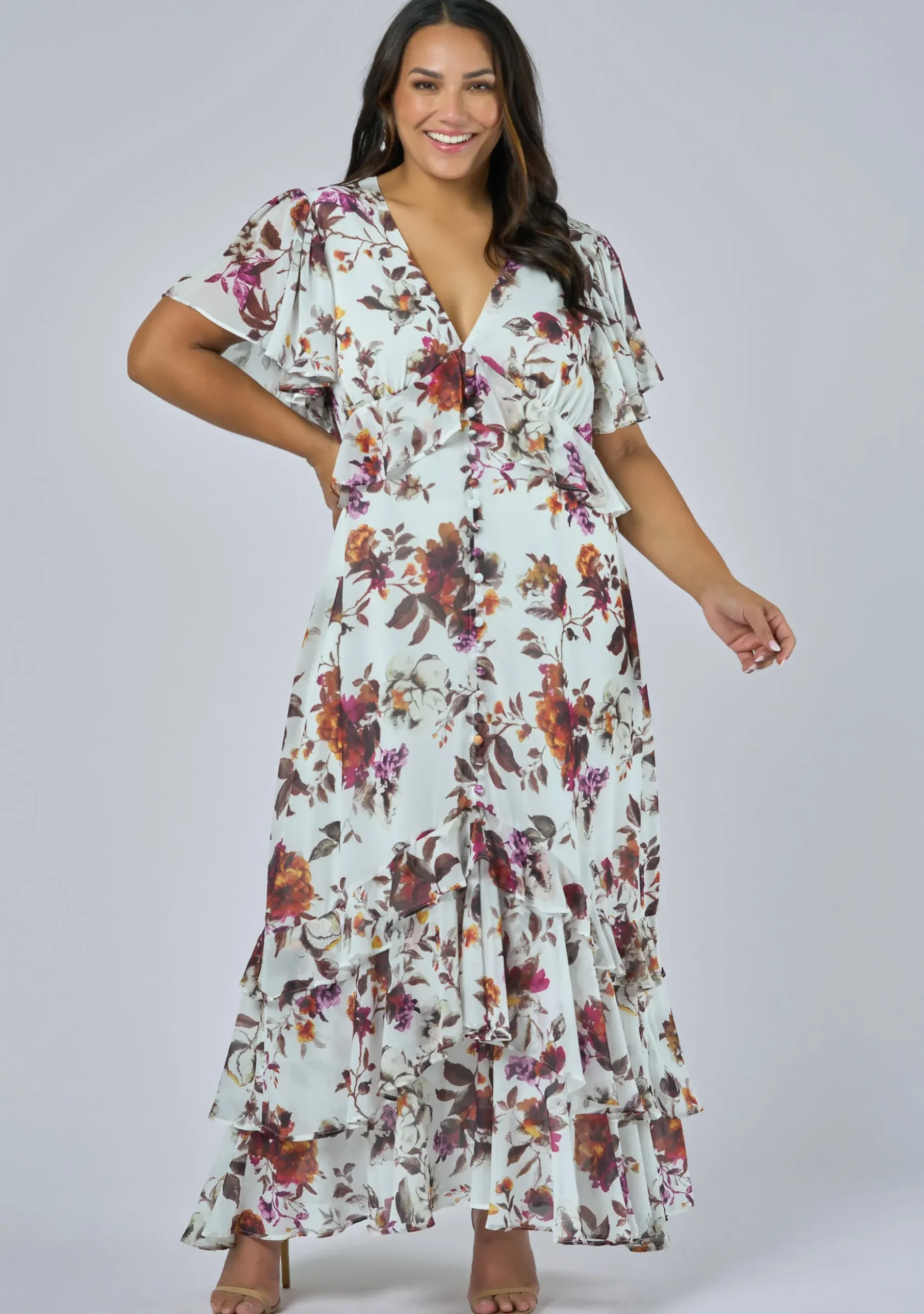 Lavinia Frill Maxi Dress