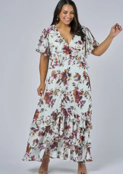 Lavinia Frill Maxi Dress