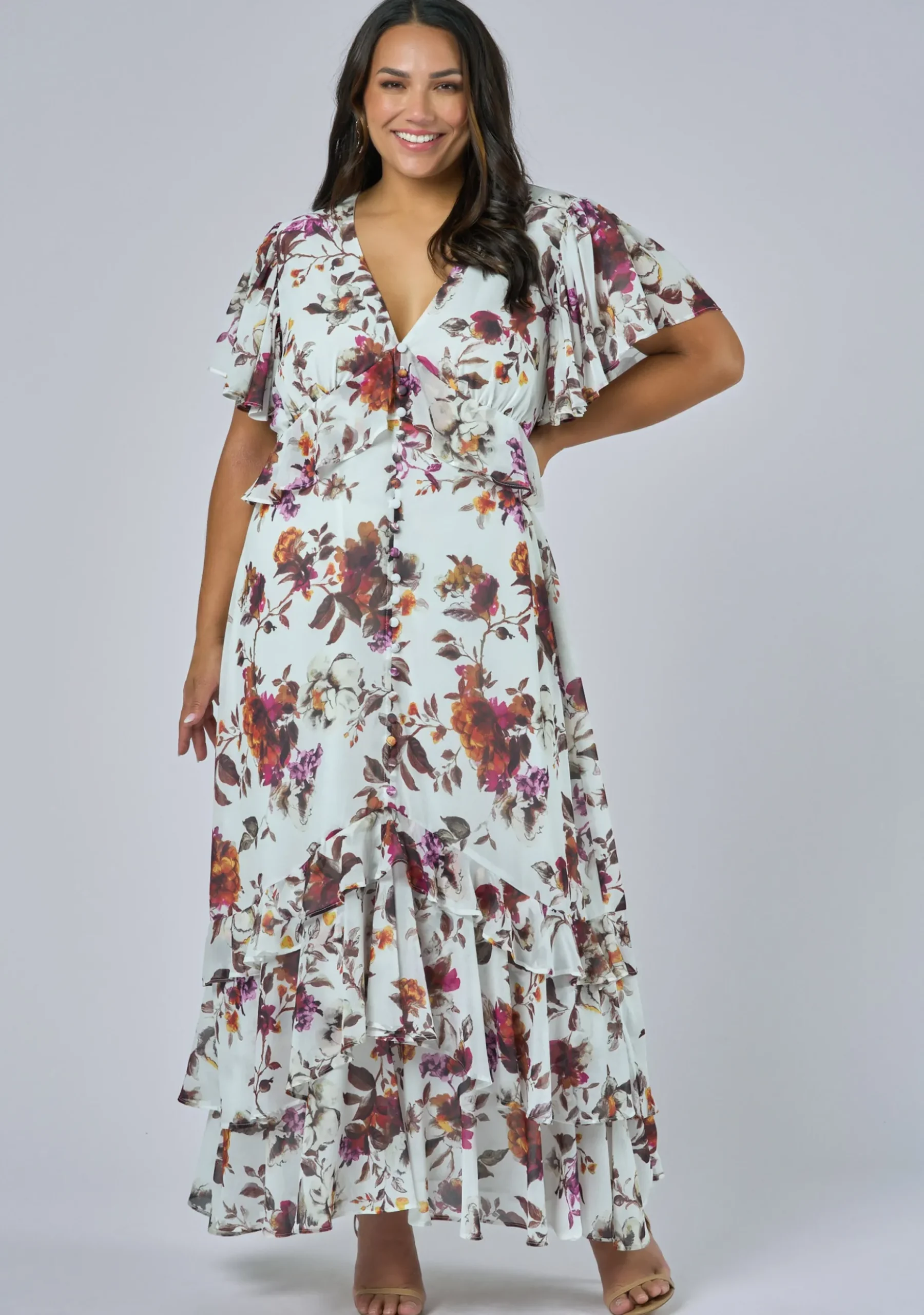 Lavinia Frill Maxi Dress