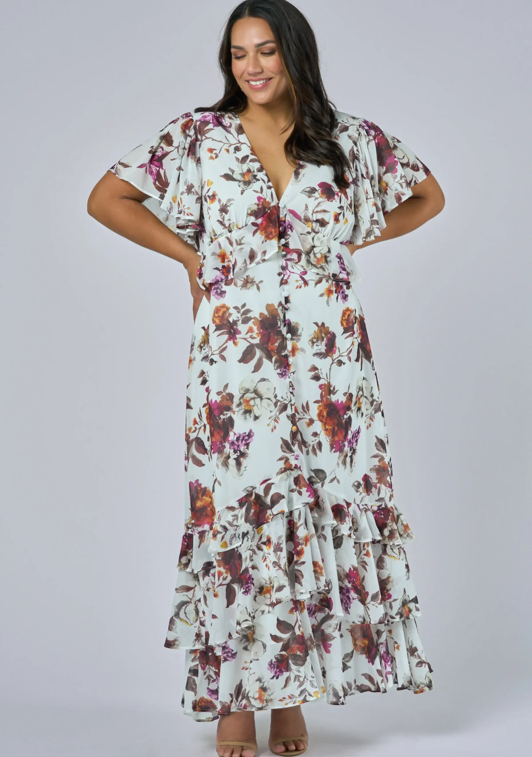 Lavinia Frill Maxi Dress