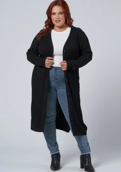 Lexi Longline Rib Cardigan