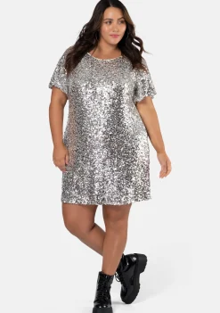 Light My Body Sequin Dress
