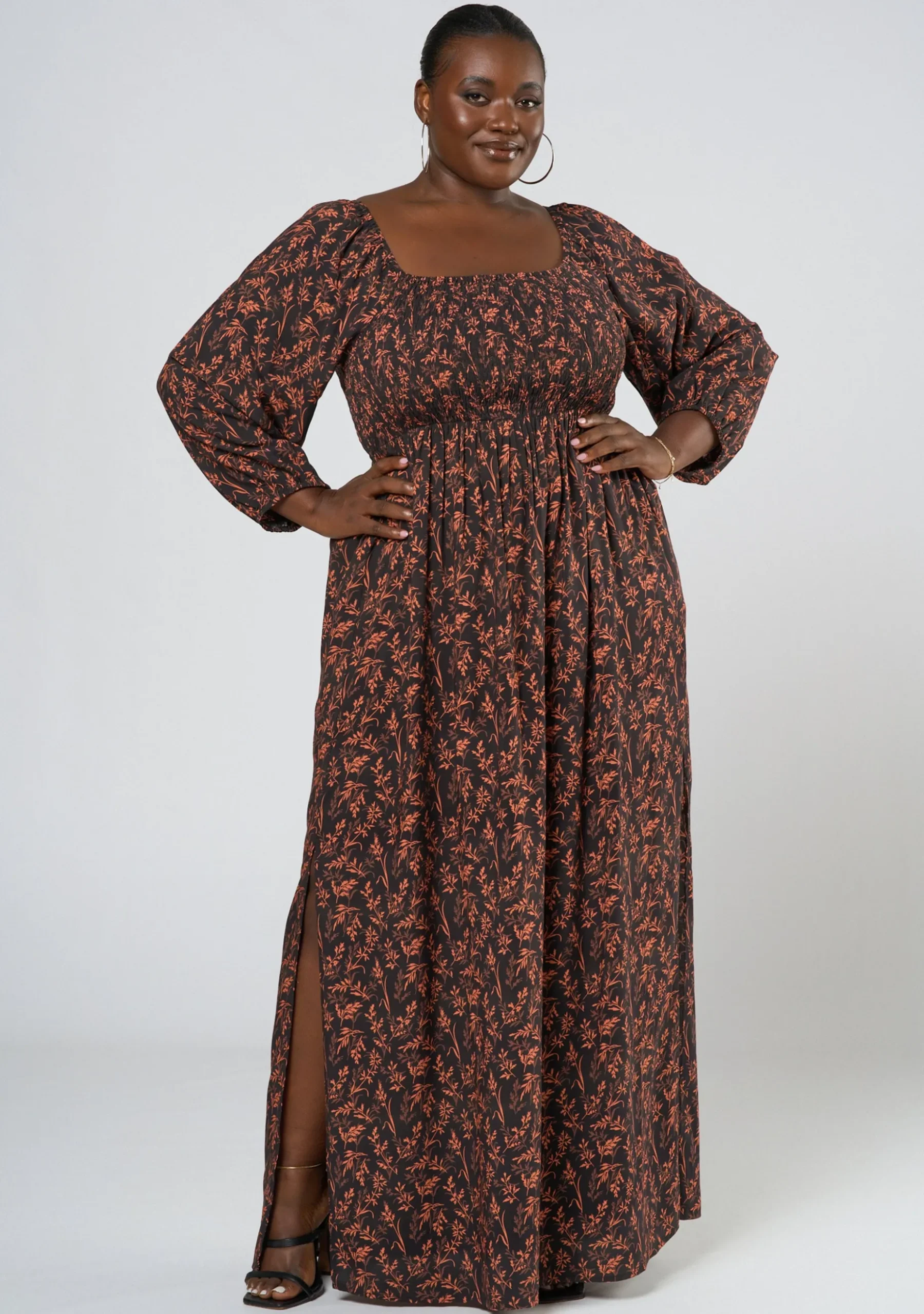 Lilah LS Maxi Dress