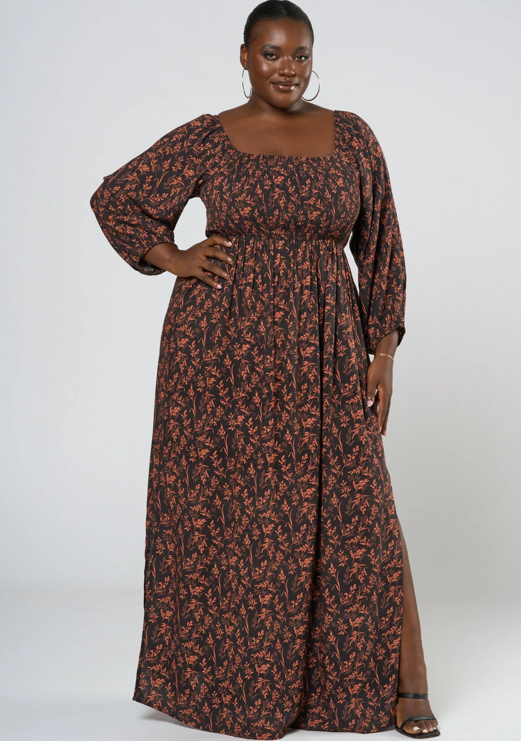 Lilah LS Maxi Dress