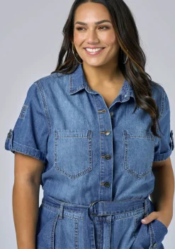 Lily Denim Romper