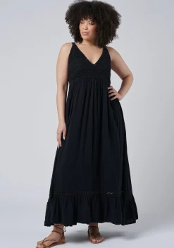 Lorel Lace Detail Maxi Dress
