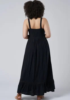 Lorel Lace Detail Maxi Dress
