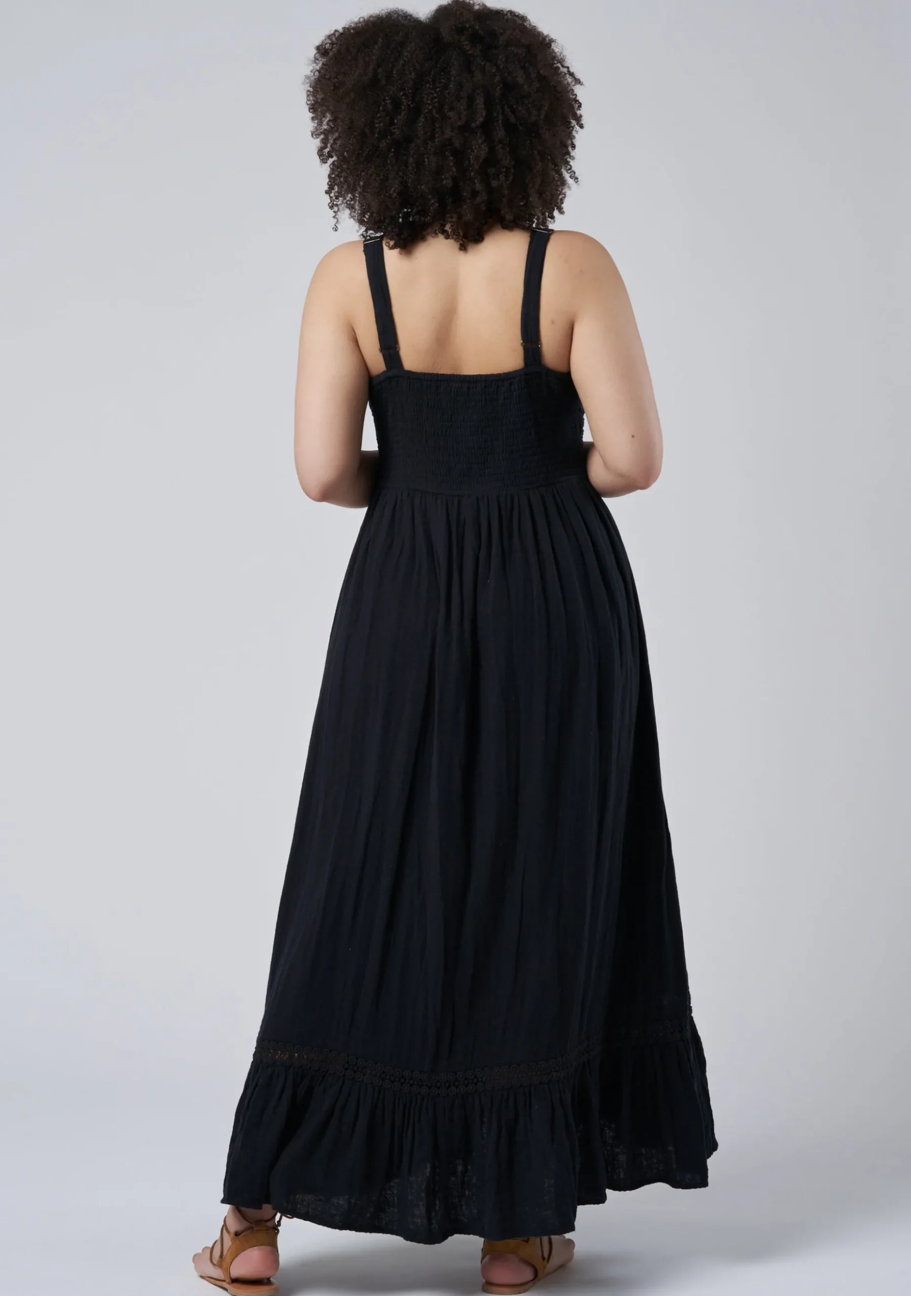 Lorel Lace Detail Maxi Dress