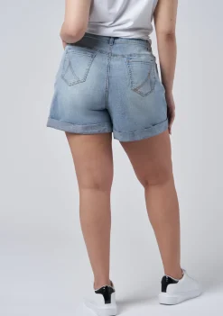 Loreli Distressed Denim Shorts