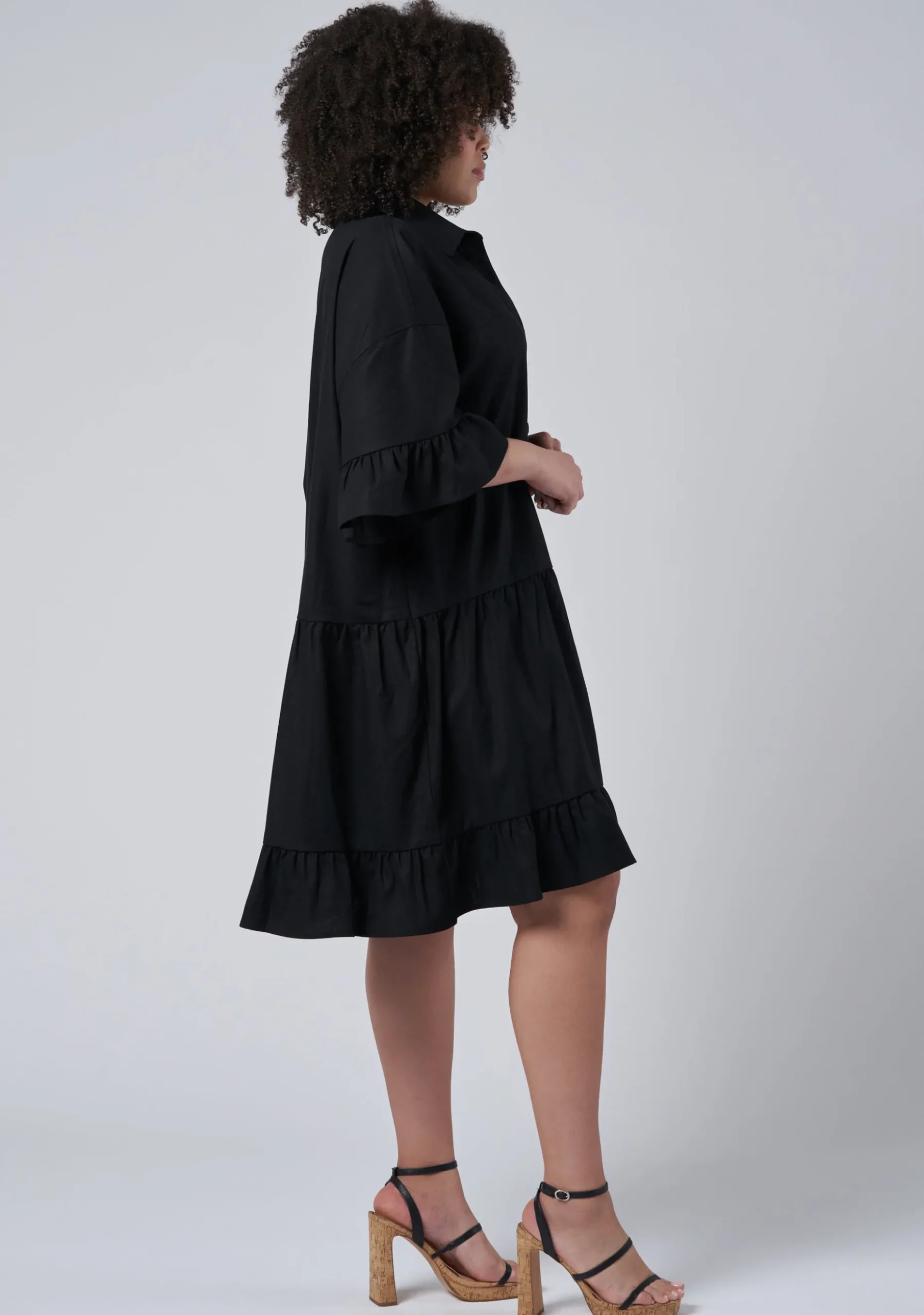 Lorena Linen Mini Dress