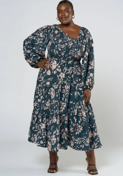Loris Asymmetric Midi Dress