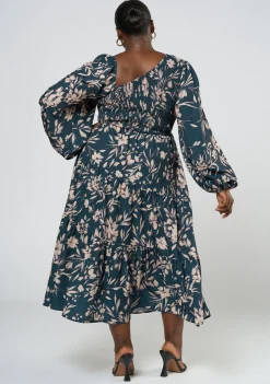 Loris Asymmetric Midi Dress
